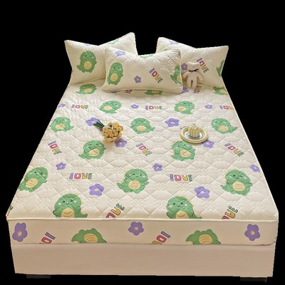 定制尺寸全棉夹棉床笠儿童加厚榻榻米床套0.9*1.2*1.35*1.5*1.9m