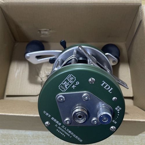 凡纳新款渔轮 磁力刹车鼓轮全金属鱼线轮可视锚鱼新款防炸线强磁