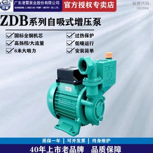 抽水泵 凌霄ZDB增压泵家用全自动220V自来水管道加压抽井水自吸式