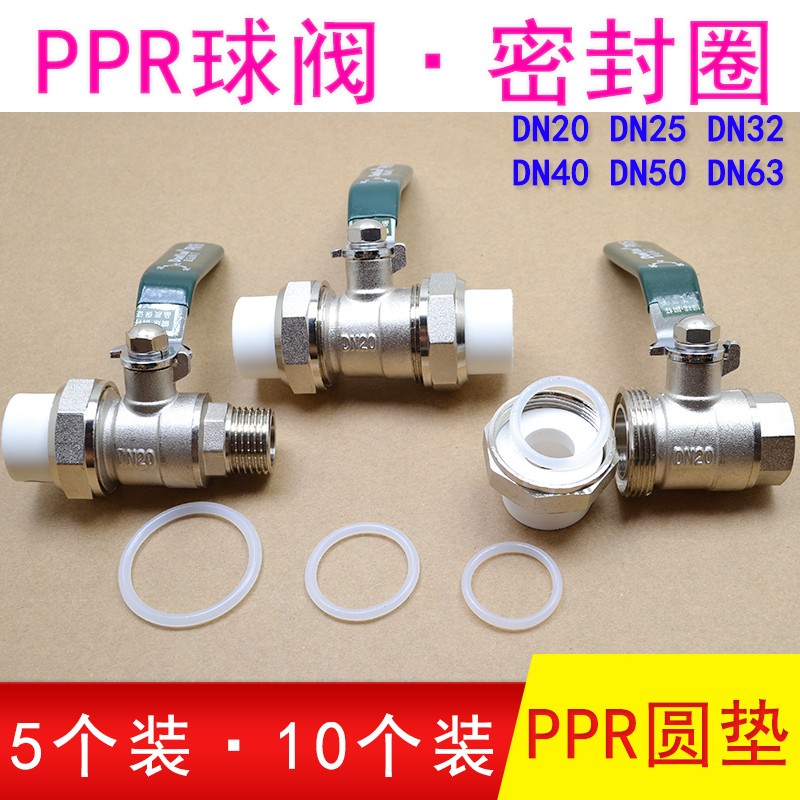 球阀垫子ppr活接硅胶垫片4/6分1寸油任暖气片密封垫圈DTN20/25/32