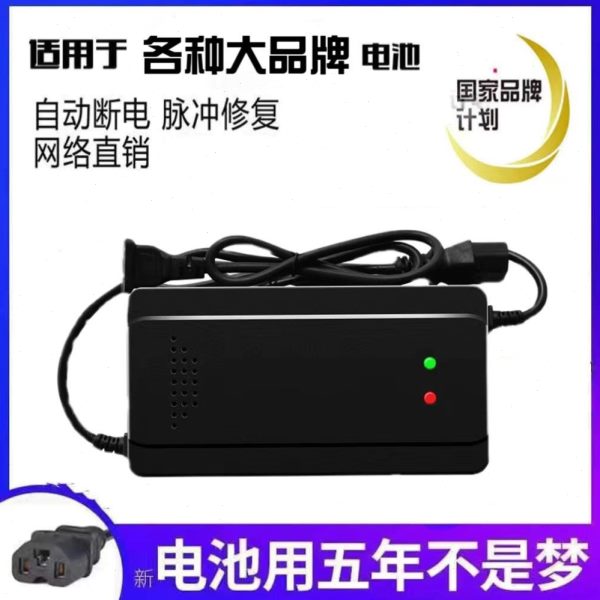 通用V7超威HA206V天48V2电动车电瓶充电器60三轮车两轮V9能