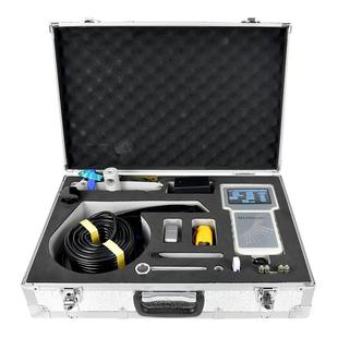 便携式多普勒流速流量测定仪河流河道流量计排水渠明渠超声波探头