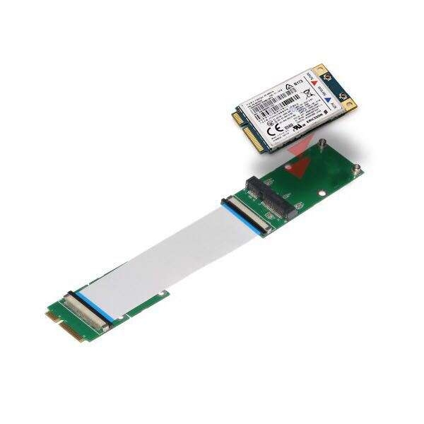 MINI PCI-E *mSATA柔性FPC软排线延长线MiniPCI-E转8位SIM卡插槽