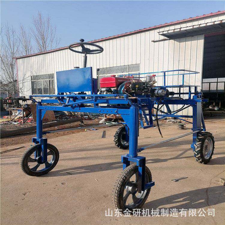 液压折叠杆撒机自走式三轮四轮打机玉米小麦地农喷洒车