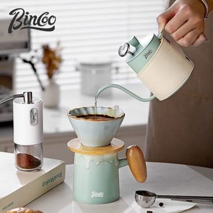 过滤分享壶咖啡器具全套家用手磨咖啡机 Bincoo陶瓷手冲咖啡壶套装