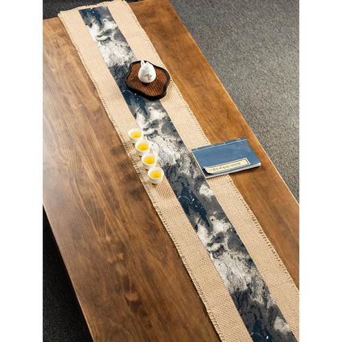 禅宗覆古古董茶垫中国风原木风格抽屉柜桌旗尘台布长条布古琴台布