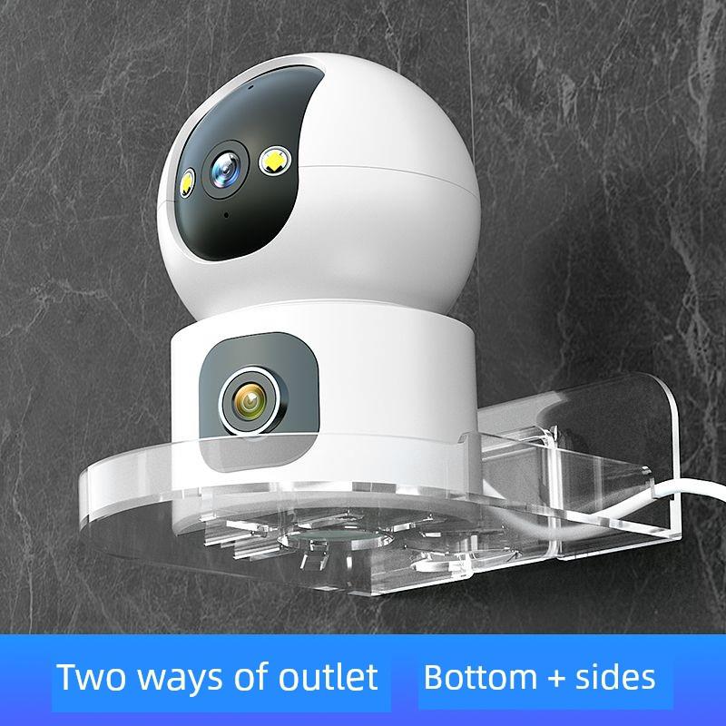 摄像机室内支架免打孔监控架家用户外墙架路由器放置架