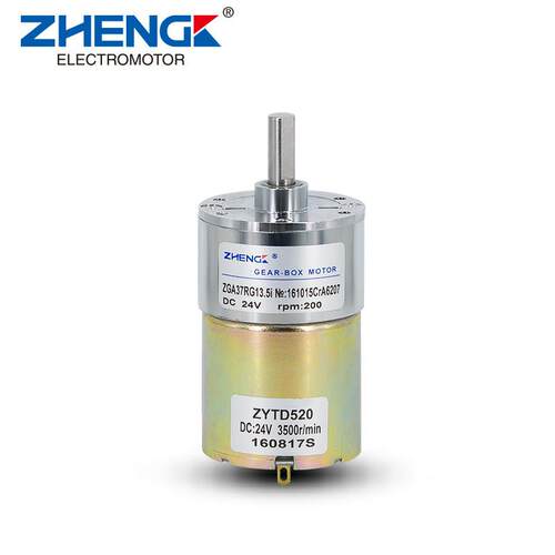 ZGA37RG12V24VZYTD520正科直流减速电机马达低速大扭矩调速正反转