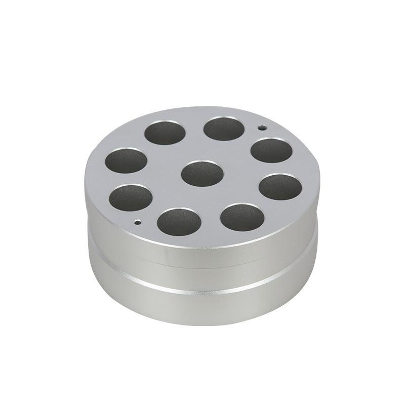 实验室金属浴加热模块铝块螺口瓶耐压瓶史莱克管平行反应仪试管架