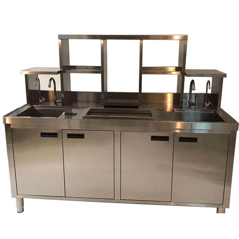 奶茶店水吧工作台冰柜商用不锈钢冷藏柜冰箱雪克台冷饮操作台定制,厨房电器,其他商用厨电,淘宝优惠券,粉丝福利购,淘宝优惠卷