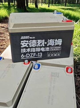 超威48v13a石墨烯电池12V13安超威电瓶12v电动车超威电池黑金原装