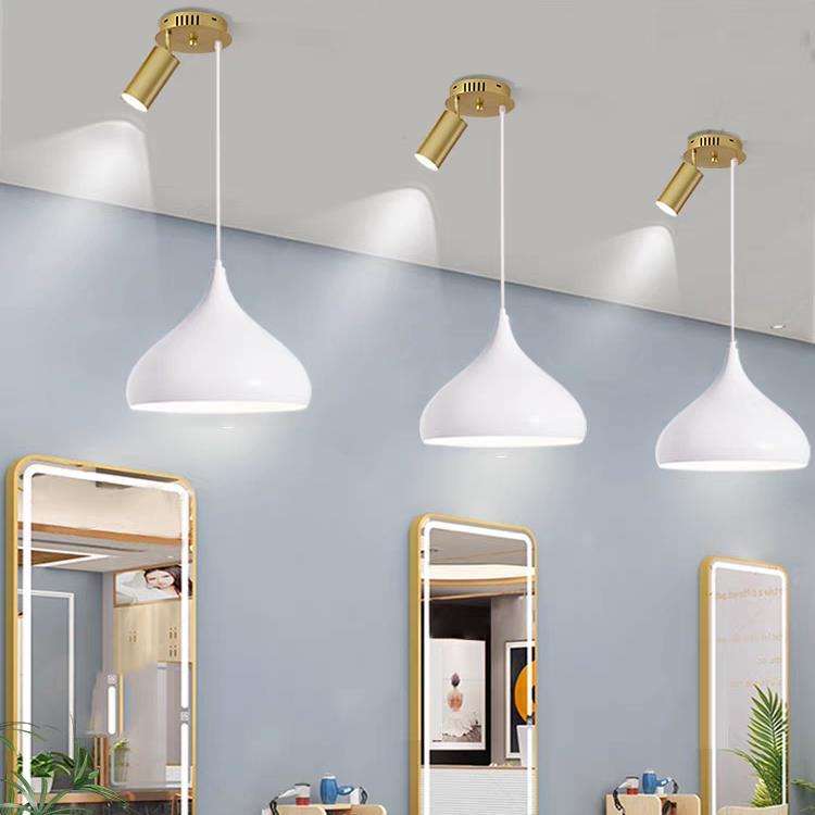 美甲沙龙吊灯网红商业轨道聚光灯理发店服装店个性化美容店特别超