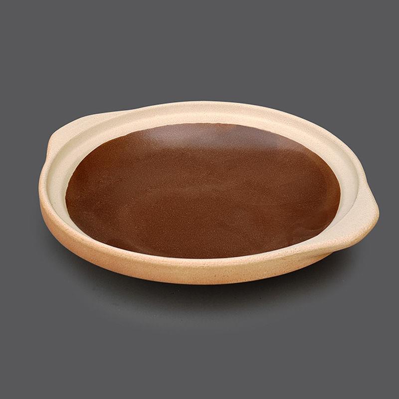 酒店商用老式陶土特浅砂锅明火耐高温干烧煲仔饭燃气干锅专用沙锅