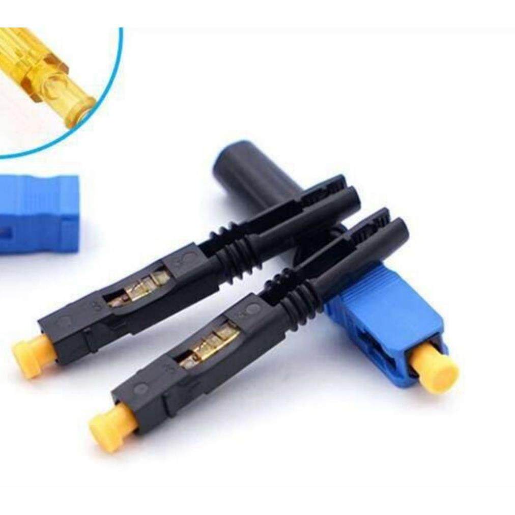 FTTH预埋式SC光纤快速连接器SC光纤冷接头皮线冷接电信移动冷接子