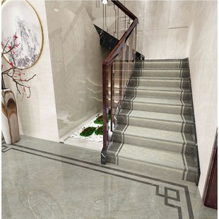 楼梯踏步瓷砖一体式大理石楼梯踏步踏步砖人造地砖石材