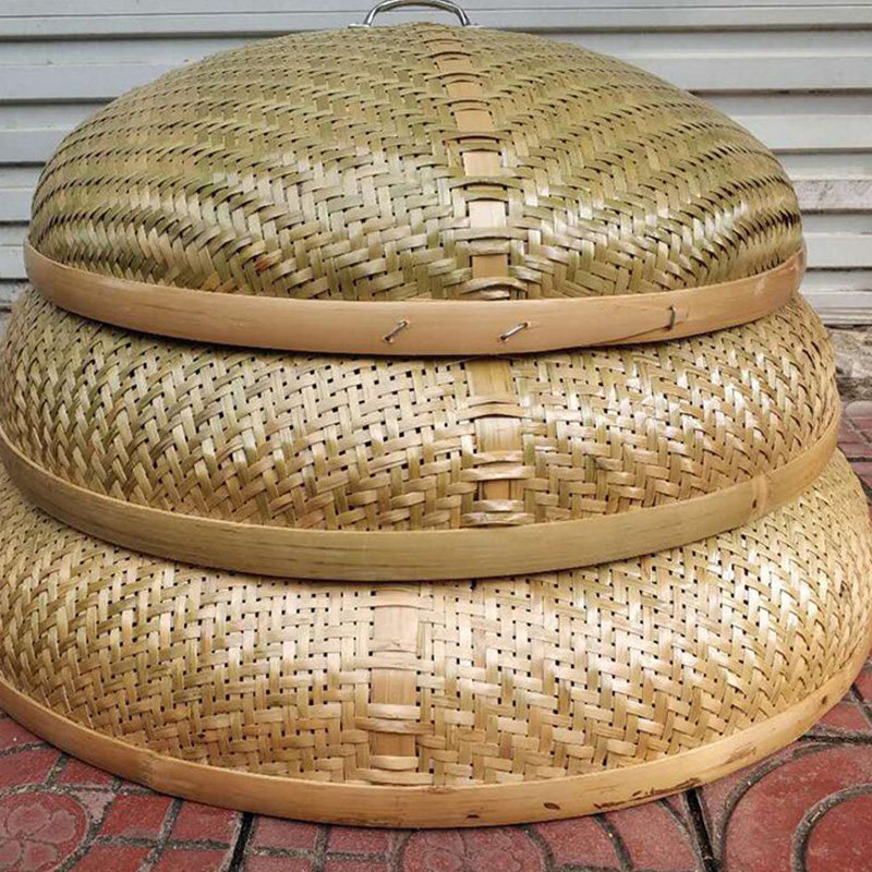 竹罩农家罩子竹制品编织圆形竹编桌罩防蝇子饭菜罩创意防尘餐桌罩,特色手工艺,竹编/竹雕,淘宝优惠券,粉丝福利购,淘宝优惠卷