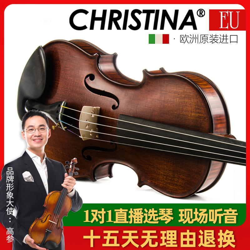 CHRISTeINA小提琴EU4000B欧洲原装进口专业级考级演奏级手工欧料