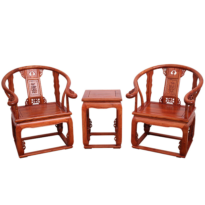 中式实木仿古沙发椅组合皇宫椅七件套明清古典风格客厅办公室家具
