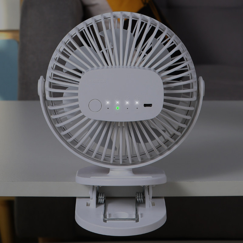 多功能充电夹子风扇迷你办公桌面小风扇宿舍床头夹扇儿童车夹式扇