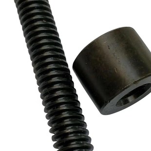 梯形丝杆 反丝全牙1米 T型粗牙 T60 45钢 丝杆螺母T32 精密螺杆