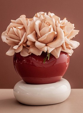 创意婚庆摆件结婚订婚场景布置装饰婚房客厅摆台喜庆红色备婚用品