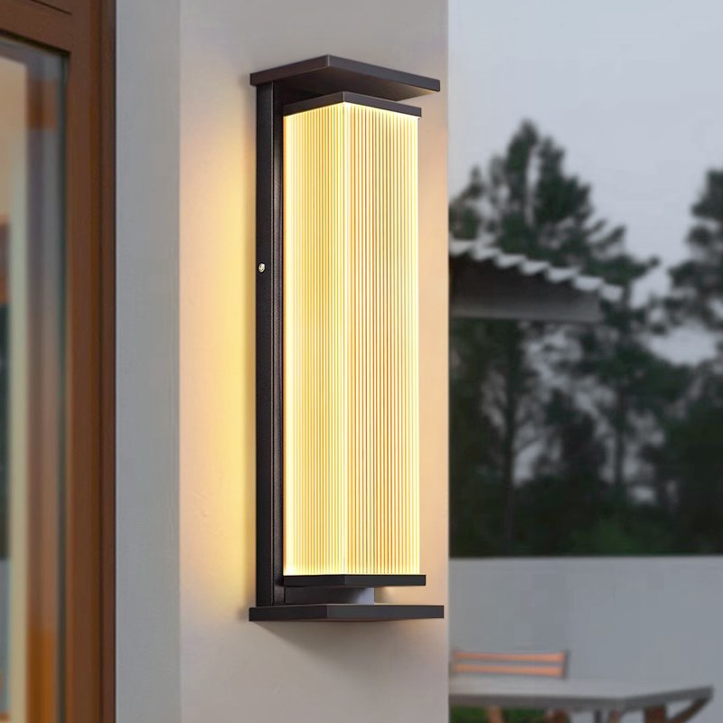 太阳能新中c式户外壁灯防水室外围墙别墅庭院大门外墙露台景观灯