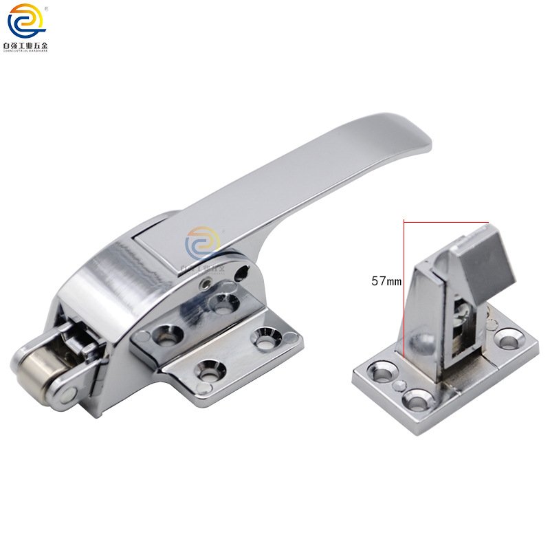 工业烤箱锁可调节式冷库门锁冰库配件压把拉手烘箱机械锁耐用防锈