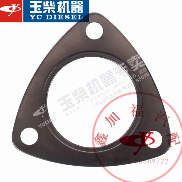玉柴4108/4110/6105/6108涡轮出口三角垫D0312排气接管垫片1575