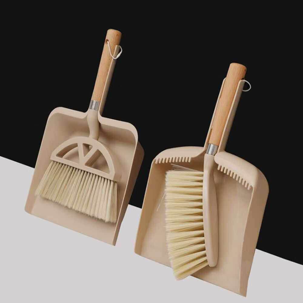 木质手柄大号扫把簸箕套装地板沙发桌面清理扫把软毛扫床清洁窗台