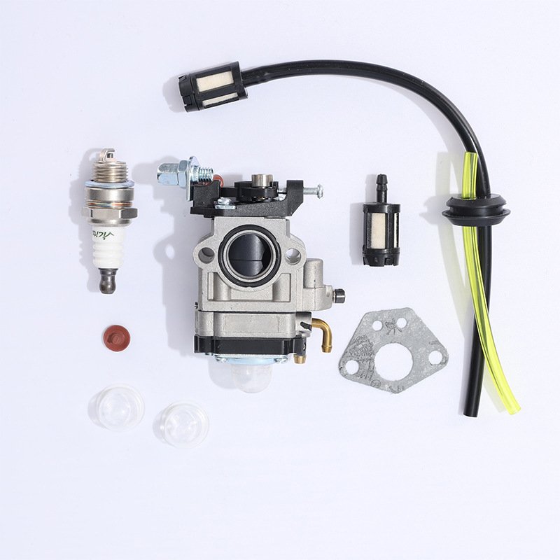 适用于割草机52cc 49cc43cc 化油器油杯油管纸垫汽油机配件组套