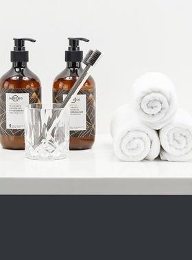 样品房摆件卫浴店样板间软装毛巾浴室柜洗漱台面装饰品卫生间摆设