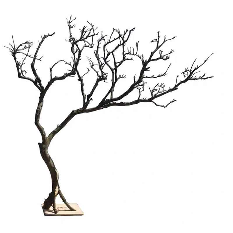 去皮干树枝造景干枝树干许愿树枯树室内造型树枝干原木树枝装饰树