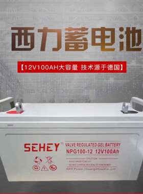 SEHEY西力蓄电池SH100-12 西力蓄电池12V100AH 铅酸免维护蓄电池