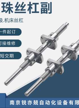 FFZD双螺母滚珠丝杠副 5006 5010 5012 5020研磨级磨制丝杠