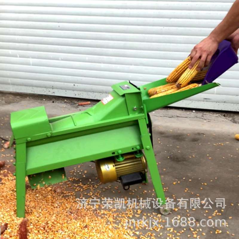 干湿玉米两用脱粒机小型不破玉米芯脱粒机家用苞米棒子电动脱粒机