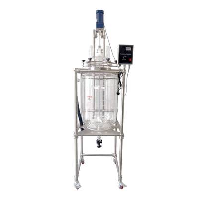 杜马司50L单层玻璃反应釜实验室用搅拌釜厂家直销