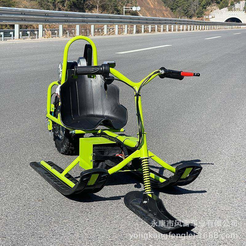 雪地摩托车全地形电动卡丁车越野雪橇车冰面滑雪娱乐卡丁车