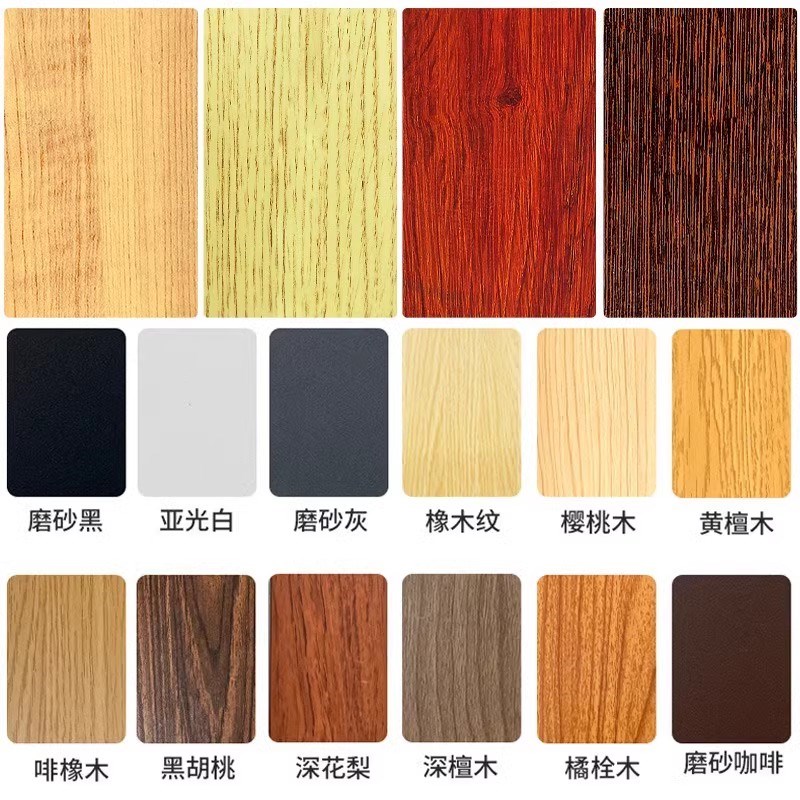 木纹铝方管吊顶铝方通屏风隔w断铝合金方管立柱铝型材格栅门头外