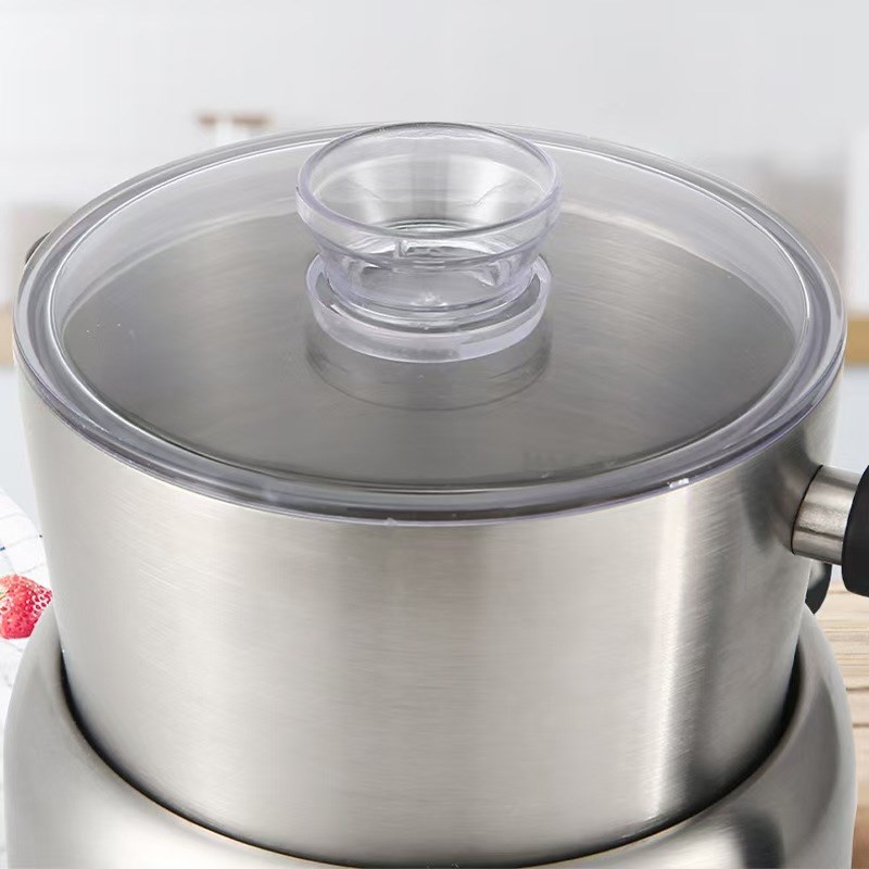 咖啡机专用奶泡机小型n不锈钢电动分体式全自动拉花奶泡杯110V220