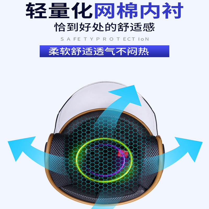 加大码电动车头盔男女士四季半盔65D特大号头围4XXL冬季保暖安全