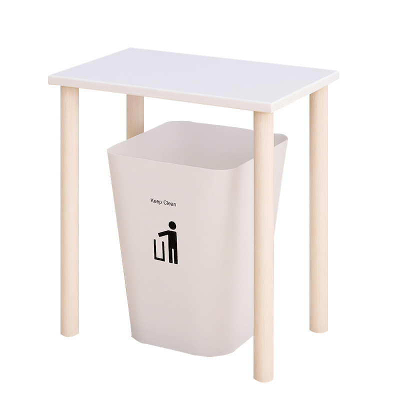 厨房垃圾桶上方置物架客厅纸篓落地放F置木架扫地机器人多层收纳