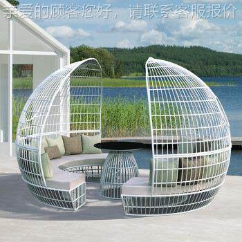 户外藤编沙发组合店酒泳池景区民宿庭院躺612床别台墅花园天室家,住宅家具,户外沙发,淘宝优惠券,粉丝福利购,淘宝优惠卷