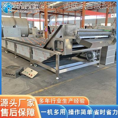 汇海制造UOB蔬菜物去除清 洗机菠异水菜大头菜气泡清洗流线厂家