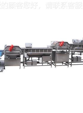 净加设备 叶菜线自动清洗菜 自DVY动称重分工料蔬菜清洗线