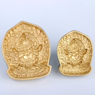 黄铜擦擦模具宝帐怙护法神陶土泥擦格萨尔王大鹏鸟收藏定制