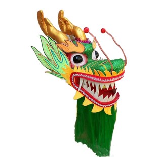 昊一家舞龙舞狮道具龙头龙尾龙杆引龙珠红社火节日庆典表演出用品