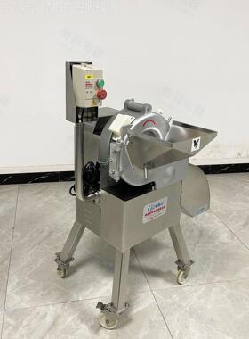 高速杏鲍菇腿罐头食品丁机 大产量双孢切切粒机 台SWW湾维三切菇