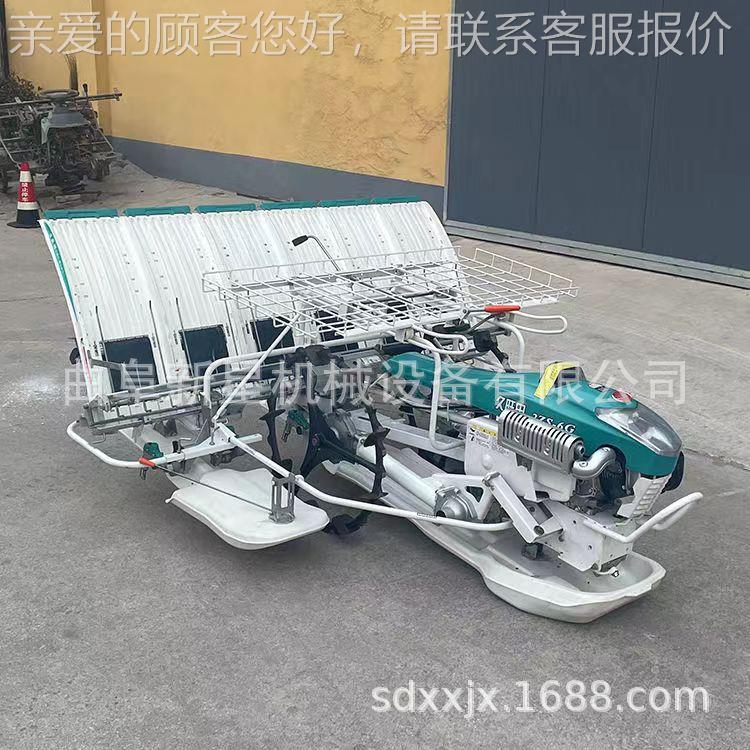 汽油款柴FMW手推步进式水4行稻插机 6行低速秧油抛秧盘育秧移栽机