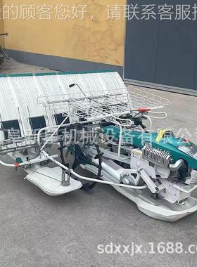 汽油款柴FMW手推步进式水4行稻插机 6行低速秧油抛秧盘育秧移栽机