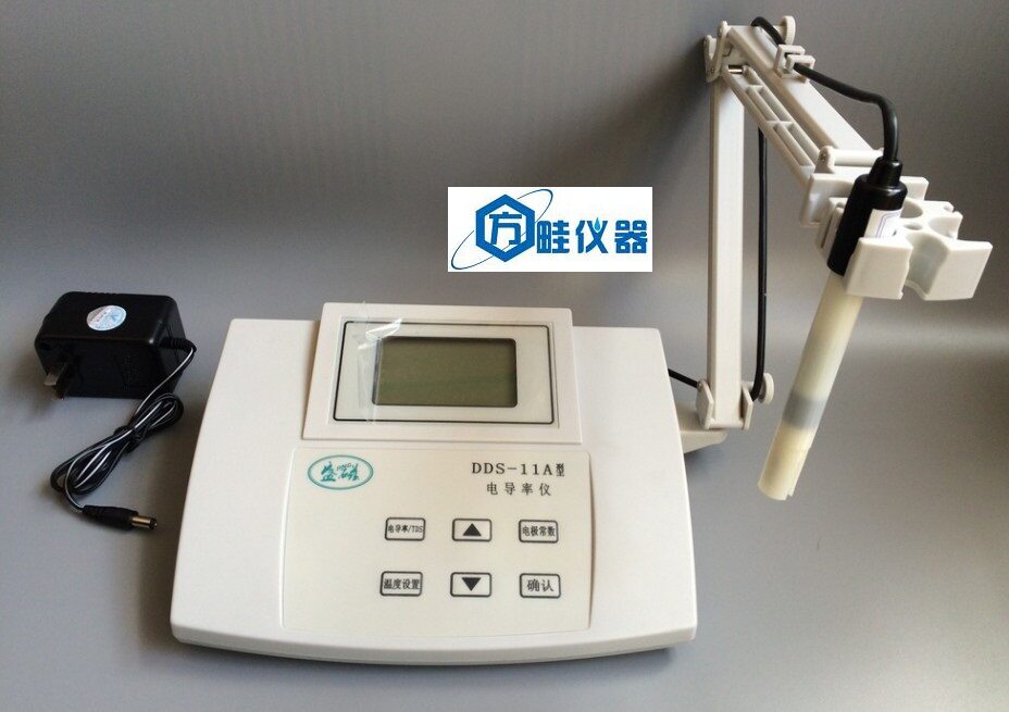 上海盛磁（晶磁） DDS-11A台式电导率仪/数显电导率仪 QS认证图片